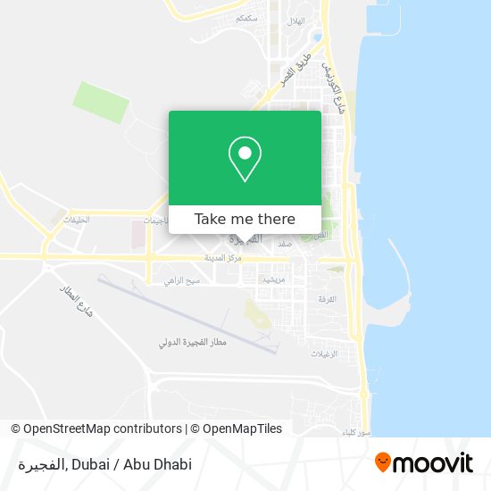 الفجيرة map