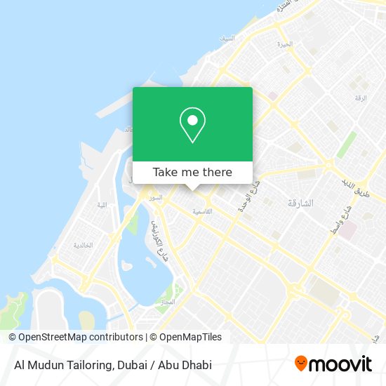 Al Mudun Tailoring map