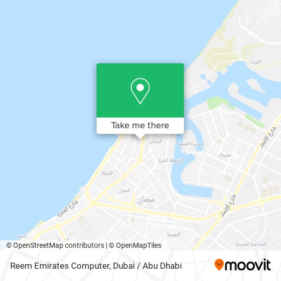 Reem Emirates Computer map