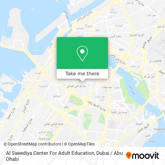 Al Saeediya Center For Adult Education map