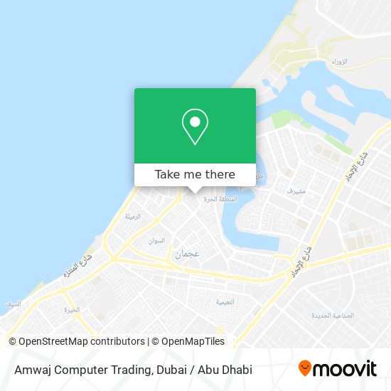 Amwaj Computer Trading map