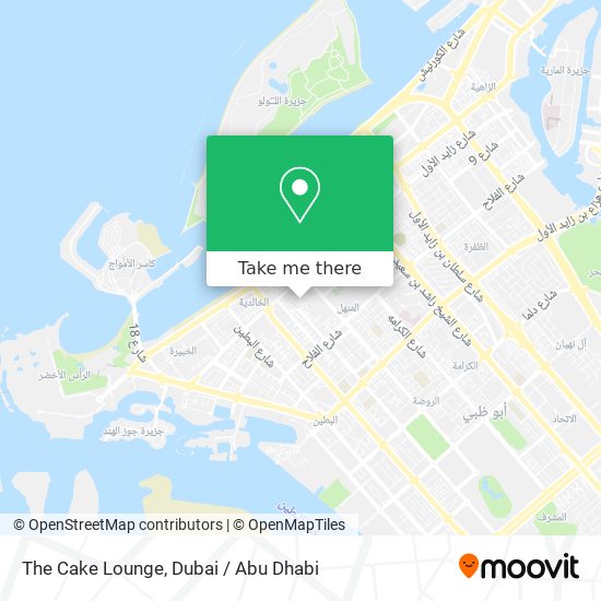The Cake Lounge map