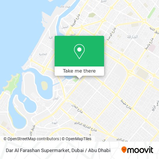 Dar Al Farashan Supermarket map