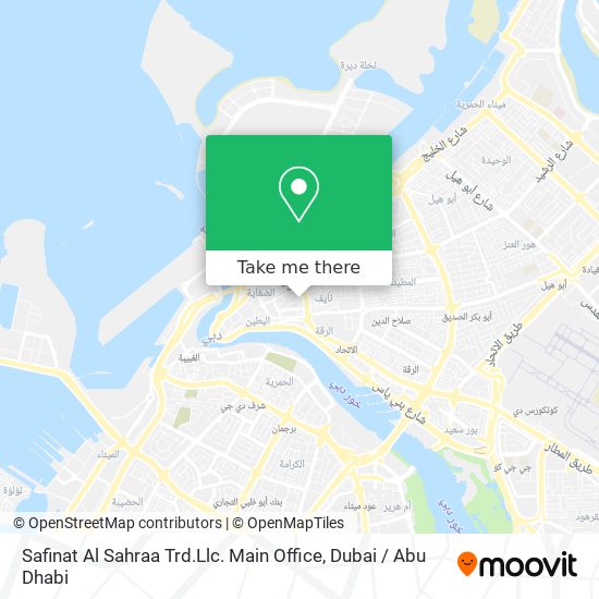 Safinat Al Sahraa Trd.Llc. Main Office map