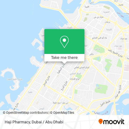 Haji Pharmacy map