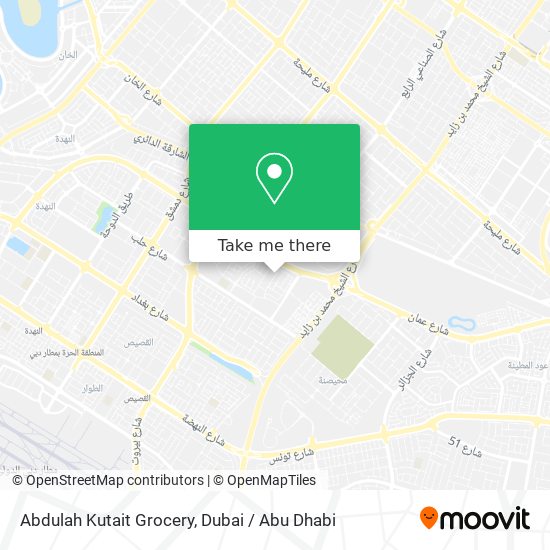 Abdulah Kutait Grocery map