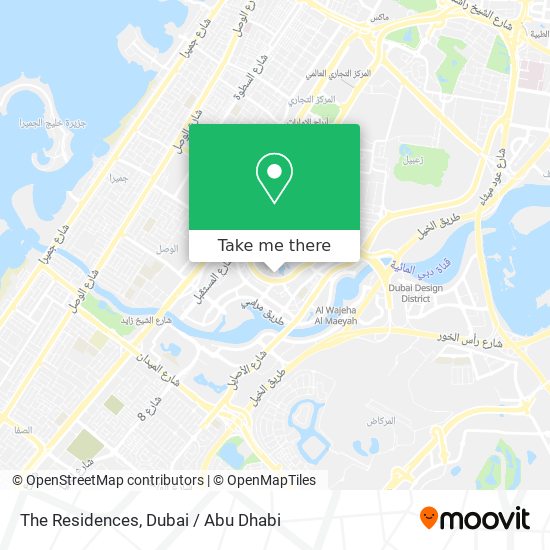 The Residences map