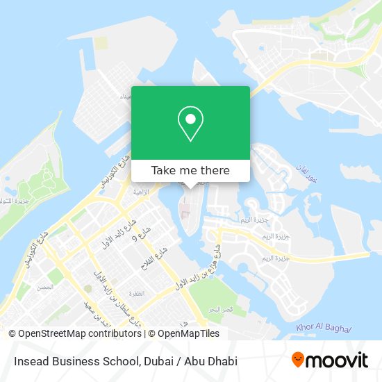 Insead Business School map