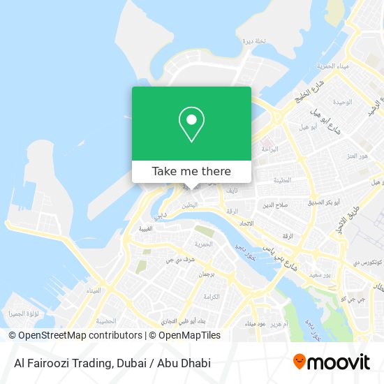 Al Fairoozi Trading map