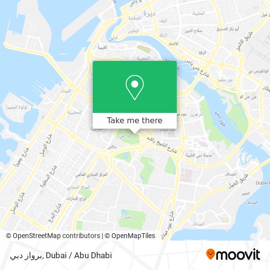 برواز دبي map