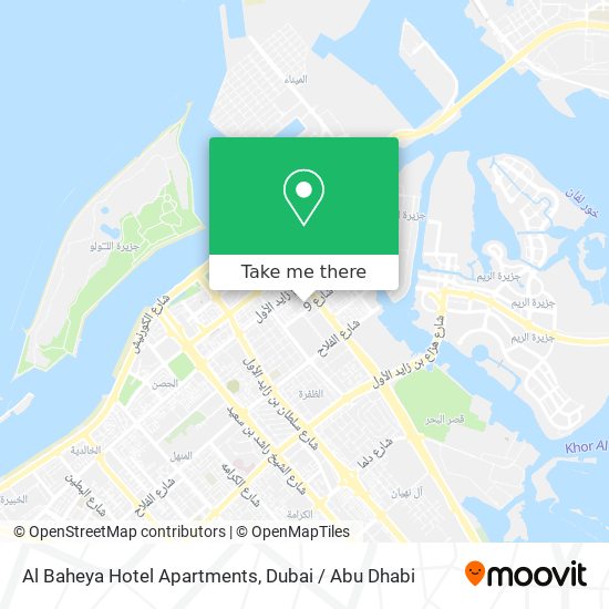 Al Baheya Hotel Apartments map