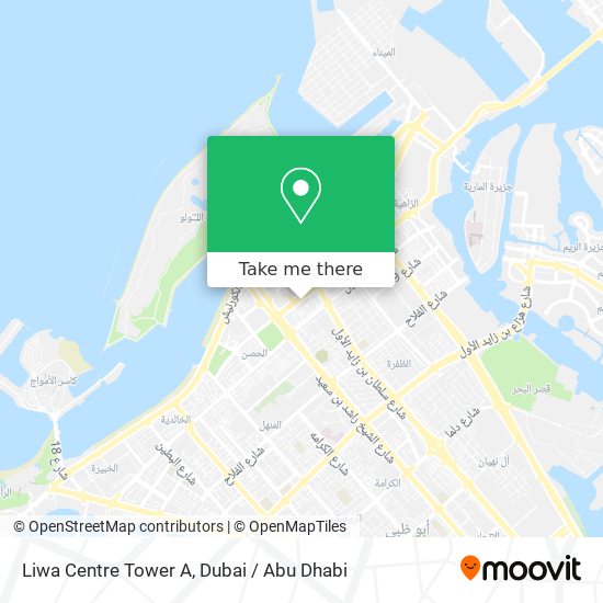 Liwa Centre Tower A map