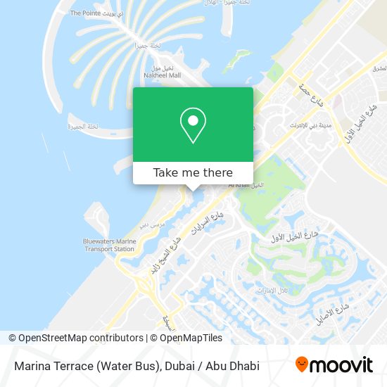 Marina Terrace (Water Bus) map