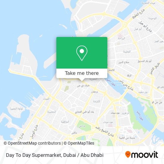 Day To Day Supermarket map