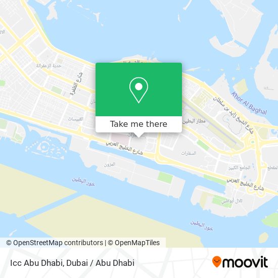 Icc Abu Dhabi map