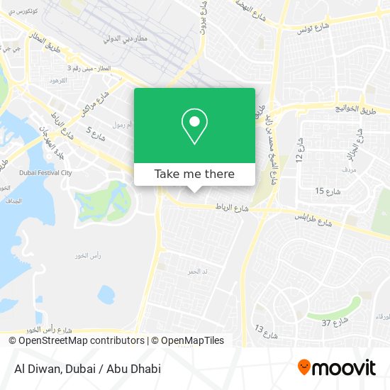 Al Diwan map