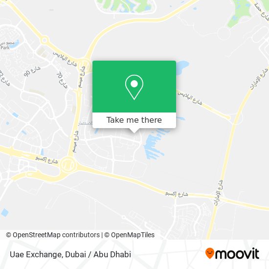 Uae Exchange map