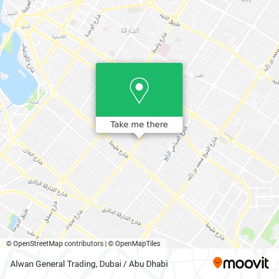 Alwan General Trading map