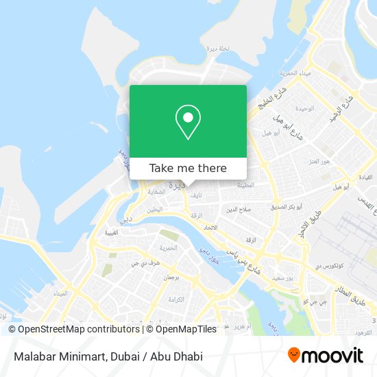 Malabar Minimart map