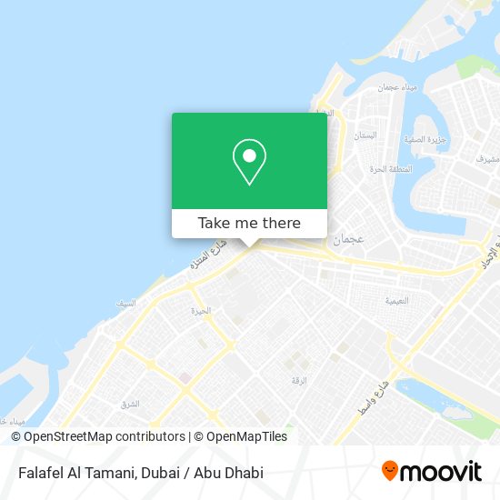 Falafel Al Tamani map