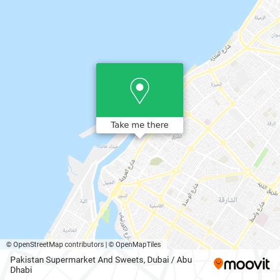 Pakistan Supermarket And Sweets map