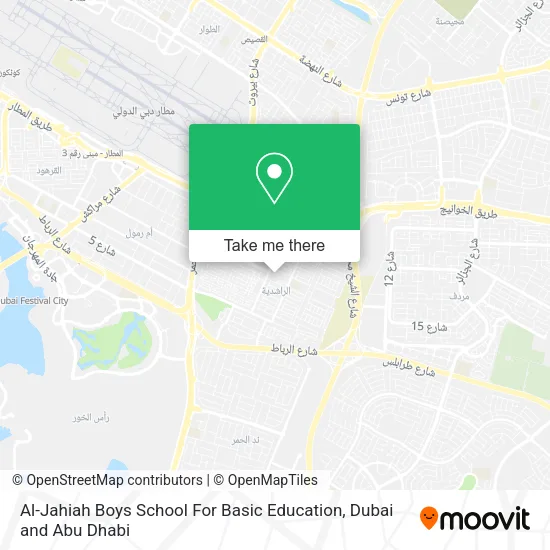 Al-Jahiah Boys School For Basic Education map