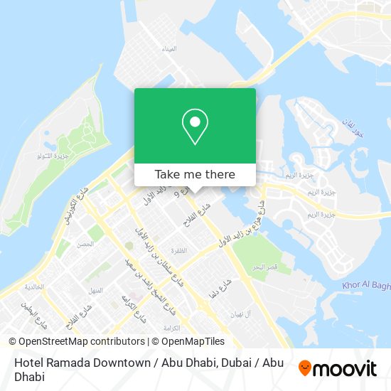 Hotel Ramada Downtown / Abu Dhabi map