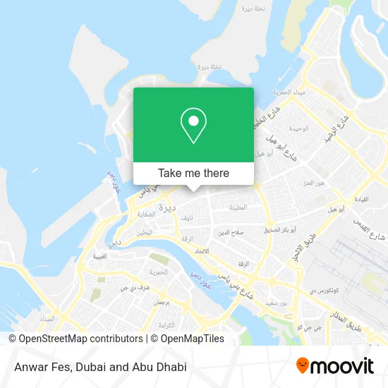 Anwar Fes map
