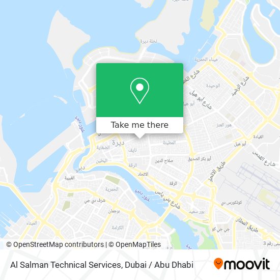 Al Salman Technical Services map