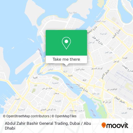 Abdul Zahir Bashir General Trading map