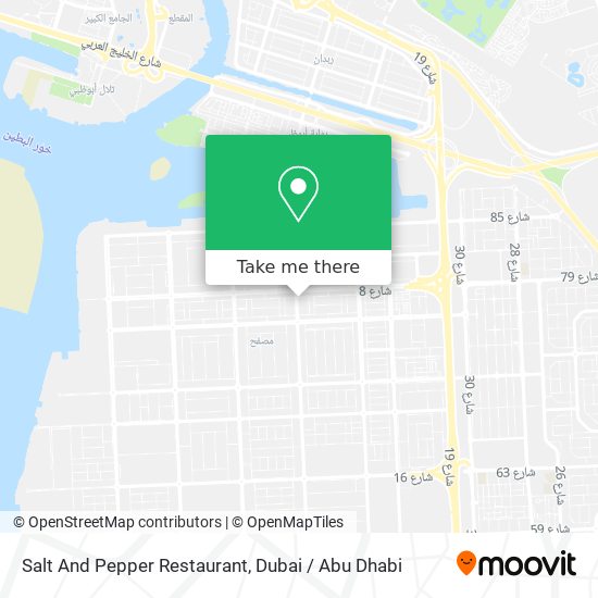 Salt And Pepper Restaurant map
