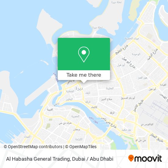 Al Habasha General Trading map