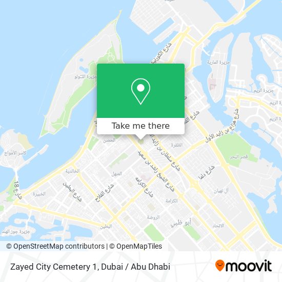 Zayed City Cemetery 1 map