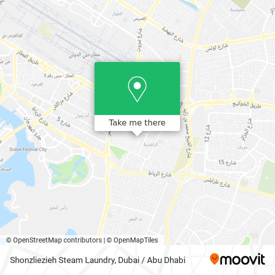 Shonzliezieh Steam Laundry map