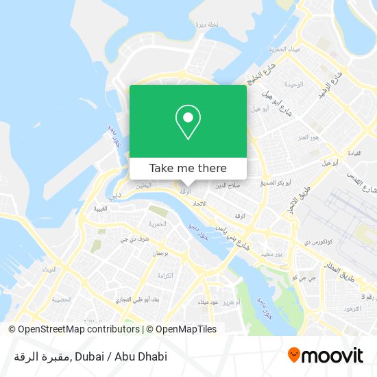 مقبرة الرقة map