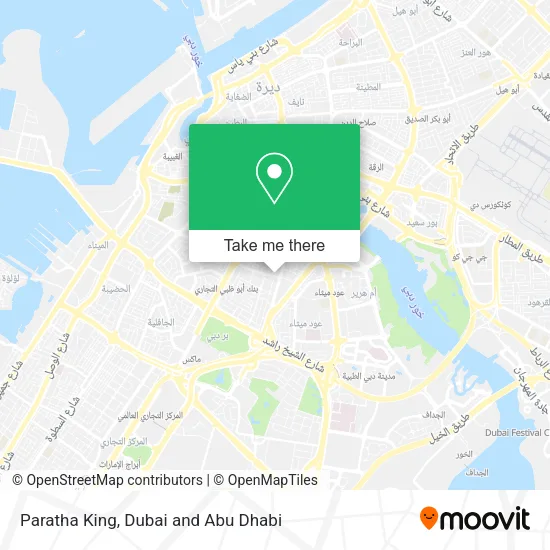 Paratha King map