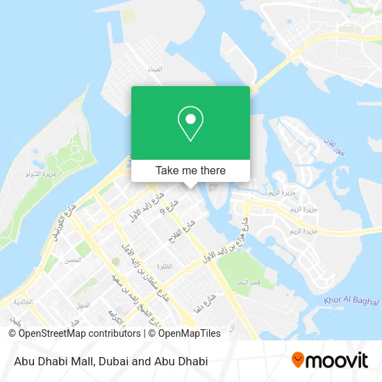 Abu Dhabi Mall map