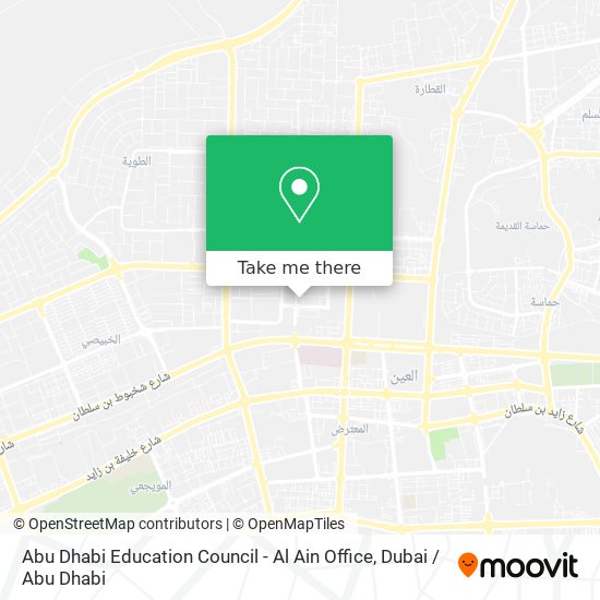 Abu Dhabi Education Council - Al Ain Office map