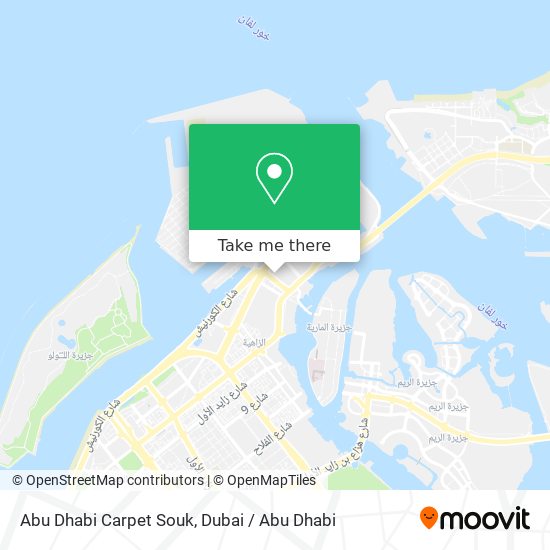 Abu Dhabi Carpet Souk map