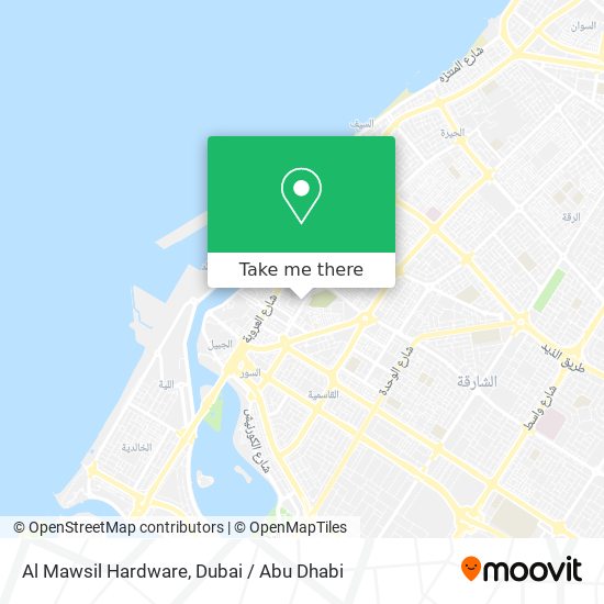 Al Mawsil Hardware map