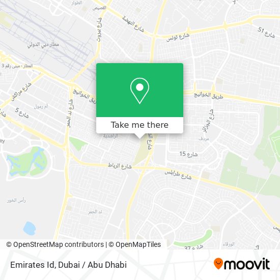 Emirates Id map