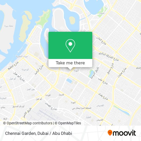 Chennai Garden map