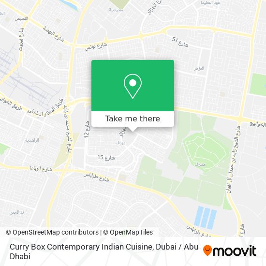 Curry Box Contemporary Indian Cuisine map