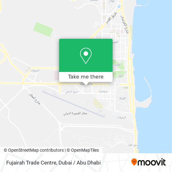 Fujairah Trade Centre map