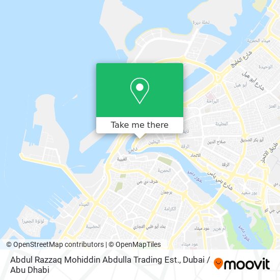 Abdul Razzaq Mohiddin Abdulla Trading Est. map
