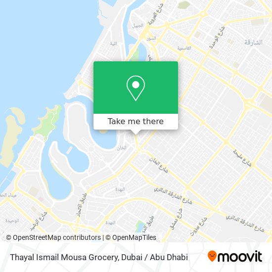 Thayal Ismail Mousa Grocery map