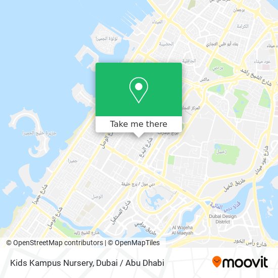 Kids Kampus Nursery map