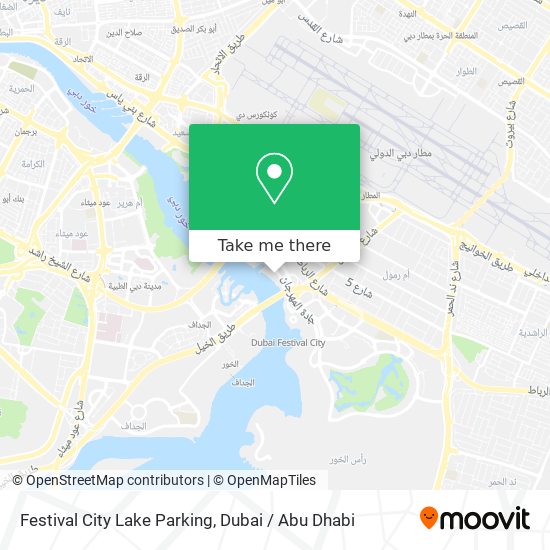 Festival City Lake Parking map