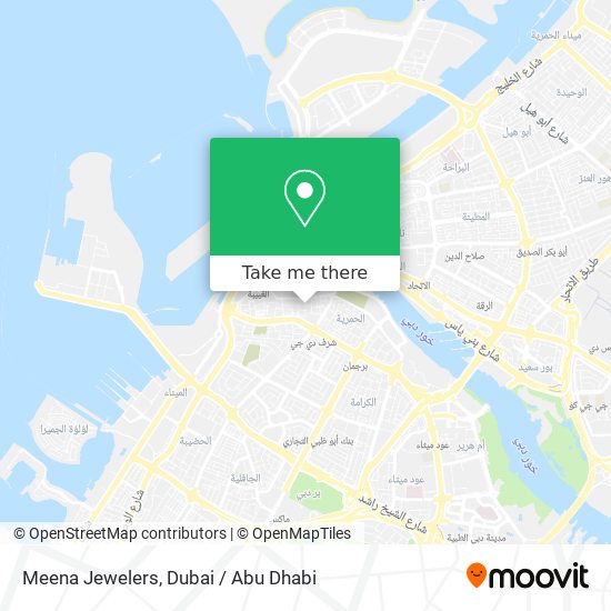 Meena Jewelers map