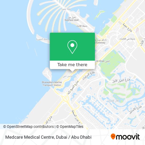 Medcare Medical Centre map